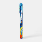 エッフェル塔 ポップアート iPhone 16ケース (左側面)