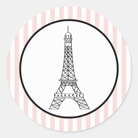 エッフェル塔 ラウンドシール (正面)