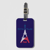 エッフェル塔 ラゲッジタグ (正面縦)
