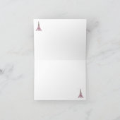 エッフェル塔 ローズ ローズ フレンチ トピアリー アート サンキューカード (内部)