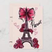 エッフェル塔 ヴィンテージ フランス シーズンカード (正面/裏面)