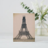 エッフェル塔: 建設の現況 1888 ポストカード (スタンド正面)