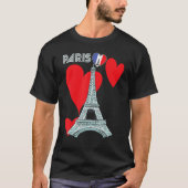 エッフェル塔 愛のParis フランス お土産 フランス語 Tシャツ (正面)