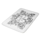 エッフェル塔"私は愛しますパリ" "パリJeのtaime "を バスマット (アングル)