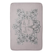 エッフェル塔"私は愛しますパリ" "パリJeのtaime "を バスマット (正面縦)