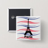 エッフェル塔 缶バッジ (正面&裏面)