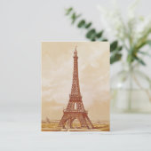 エッフェル塔， 1889 ポストカード (スタンド正面)