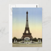 エッフェル塔 1900 ポストカード (正面/裏面)