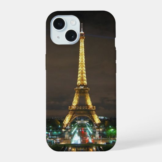 エッフェル塔 iPhone 15ケース (裏面)