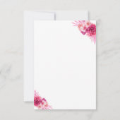 エッフェル塔 Merci Beaucoup フランスのウェディングシャワーのお礼カード サンキューカード (裏面)