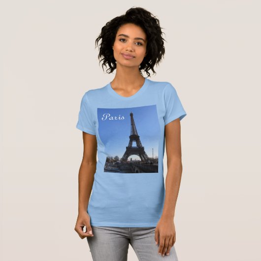 エッフェル塔 Tシャツ (正面フル)