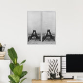 エッフェル建築の二見解 ポスター (ホームオフィス)