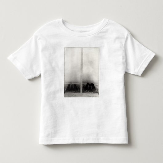 エッフェル2の建築の2つの概観 トドラーTシャツ (正面)