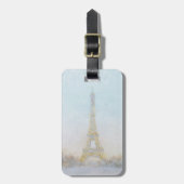 エッフェルToweの水彩画|のイメージ ラゲッジタグ (正面縦)