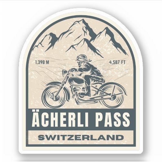 エッヘルリ峠 スイス アルプス バイク ツアー シール (正面)