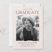 エッモダンジクリームフォト卒業パーティー 招待状 (正面)