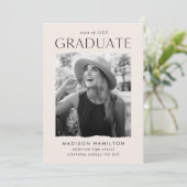 エッモダンジクリームフォト卒業パーティー 招待状 (スタンド正面)