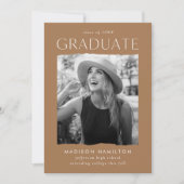 エッモダンジ・トッフィー・フォトの卒業 案内状 (正面)