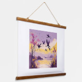 「エッ芸術的プス：手作りの壁装飾」「エレガン 吊り下げ型タペストリー (傾斜あり)