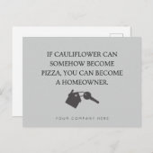 エテおもしろい実在ート農業ハウスアンド鍵 ポストカード (正面/裏面)