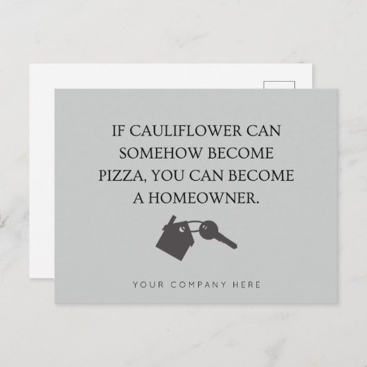 エテおもしろい実在ート農業ハウスアンド鍵 ポストカード (正面/裏面)