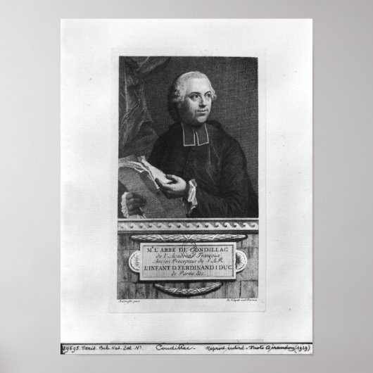 エティエンヌボノドゥコンディラック ポスター (正面)