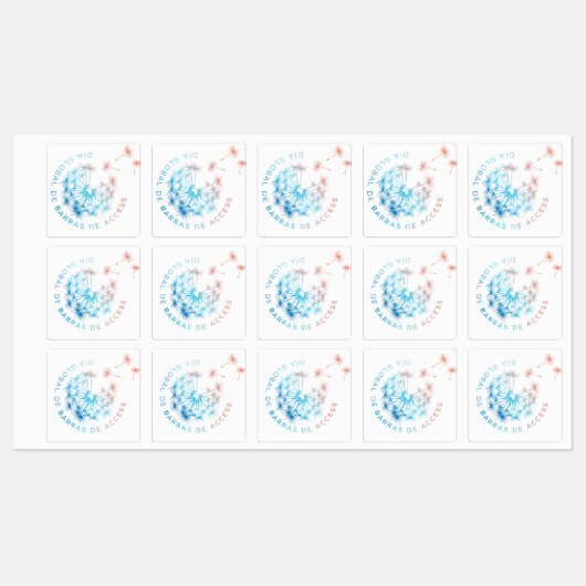 エティケタスデルディアグローバルデラスバラスデアクセス ラベル (シート)