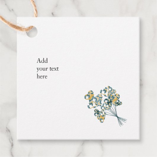 エティケタスパラレガロスのコングロボス・ジオメトリコス フェイバータグ (正面)