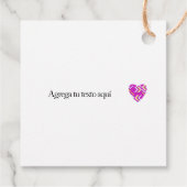 エティケタスパラレキュエルドタルジェタグラデチミエント フェイバータグ (裏面)