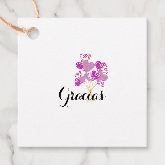 エティケタスパラレキュエルドタルジェタグラデチミエント フェイバータグ (正面)