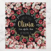 エティケタデヴィノプロプエスタダマオマドリナデボダ ワインラベル (シングルラベル)