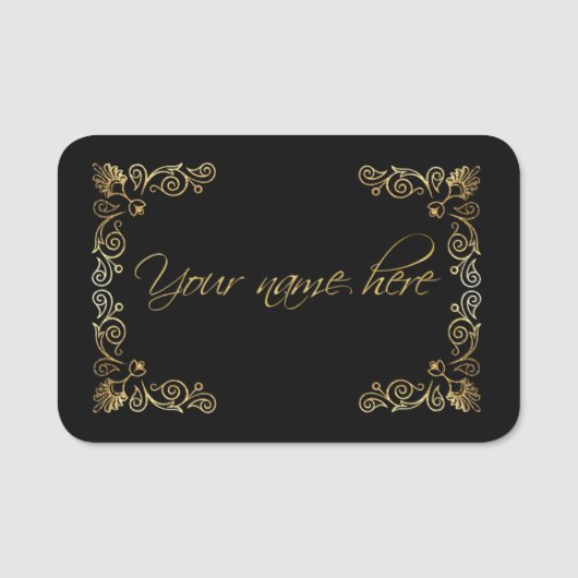 エティケタパラノムブルクラシカコンデカラシオン 名札 (正面)