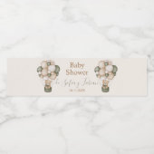 エティケタパラボテッラデアグアテディベアベビーショー ペットボトルラベル (シングルラベル)