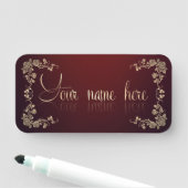 エティケタ・パラノムブルクラシカ・コン・ロサス 名札 (インサイチュ)