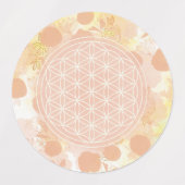 エティケッツフルーアドゥヴィー,ジェオメトリケのサクレー, mand ラベル (デザイン1)