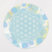 エティケッツブルー,フルーアドヴィ,ジェオメトリケのサクレレ, ラベル (デザイン2)