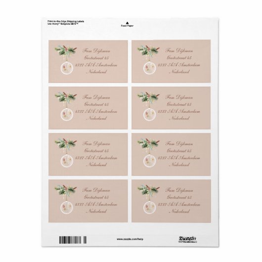 エティケト ラベル (フルシート)