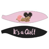 エティック赤ちゃんシャワー性別リビールガールピンク バスケットボール (パネル)