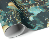 エテエレガントリアクラゲ ラッピングペーパー (ロールコーナー)
