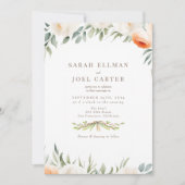 エテエレガントリアボタニカル結婚式招待状 招待状 (正面)