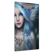 エテパーソナライズされたリア神秘的な青い妖精 クリップボード (右)