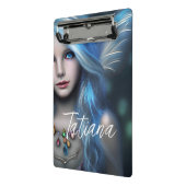 エテパーソナライズされたリア神秘的な青い妖精 ミニクリップボード (アングル2)