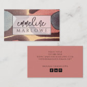 エテモダンリアール水彩虹彩赤血 名刺 (正面/裏面)