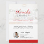 エテモダン実在ートオープンハウスサンキューカード 招待状 (正面)