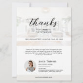 エテモダン実在ートオープンハウスサンキューカード 招待状 (正面)