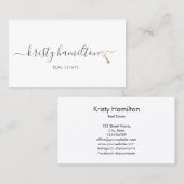 エテモダン実在ートプロフェッショナルハウス不動産仲介業者鍵 名刺 (正面/裏面)