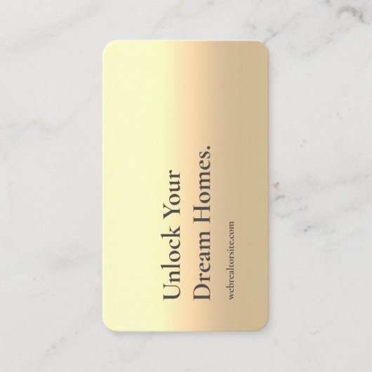 エテモダン実在ート不動産仲介業者ブラック金ゴールド 名刺 (正面)