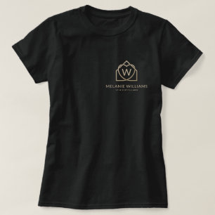 エテモダン実在ート不動産仲介業者ロゴT-Shir Tシャツ