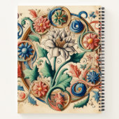 エテリアの花々の調和 ノートブック (裏面)