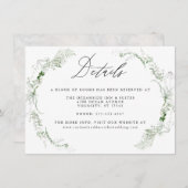エテリアガーデングリーナリーボタニッ結婚クス詳細 エンクロージャーカード (正面/裏面)